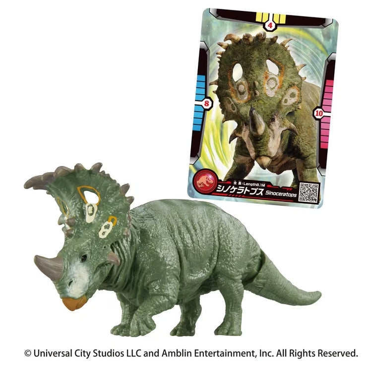 Ania Jurassic World Sinoceraptops Battle Card Set