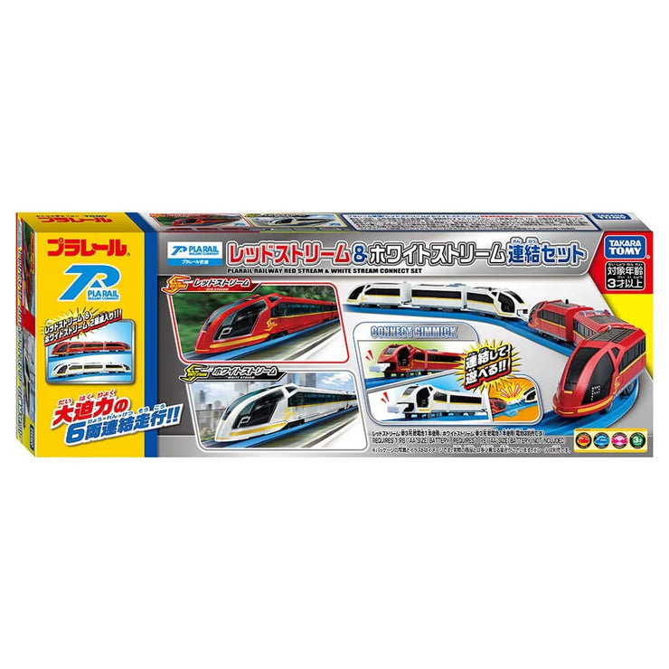 Plarail Railway Red Stream & White Stream Double Set