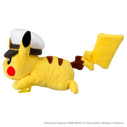 Pokemon Plush Captain Pikachu On Shoulder