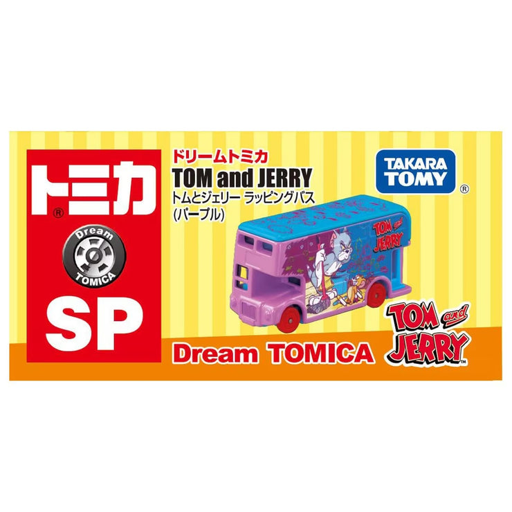 Tomica Dream Tomica SP Tom & Jerry Wrapping Bus Purple '25