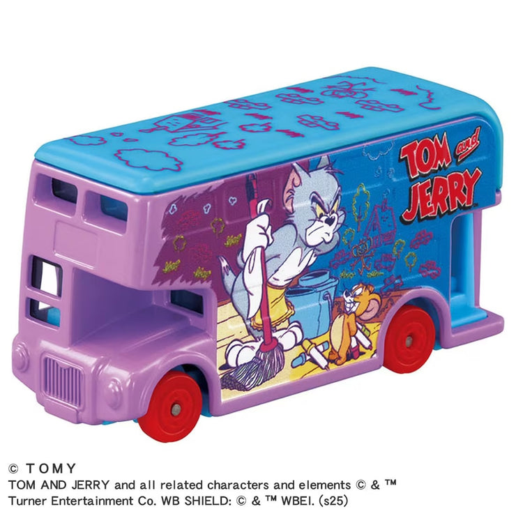 Tomica Dream Tomica SP Tom & Jerry Wrapping Bus Purple '25