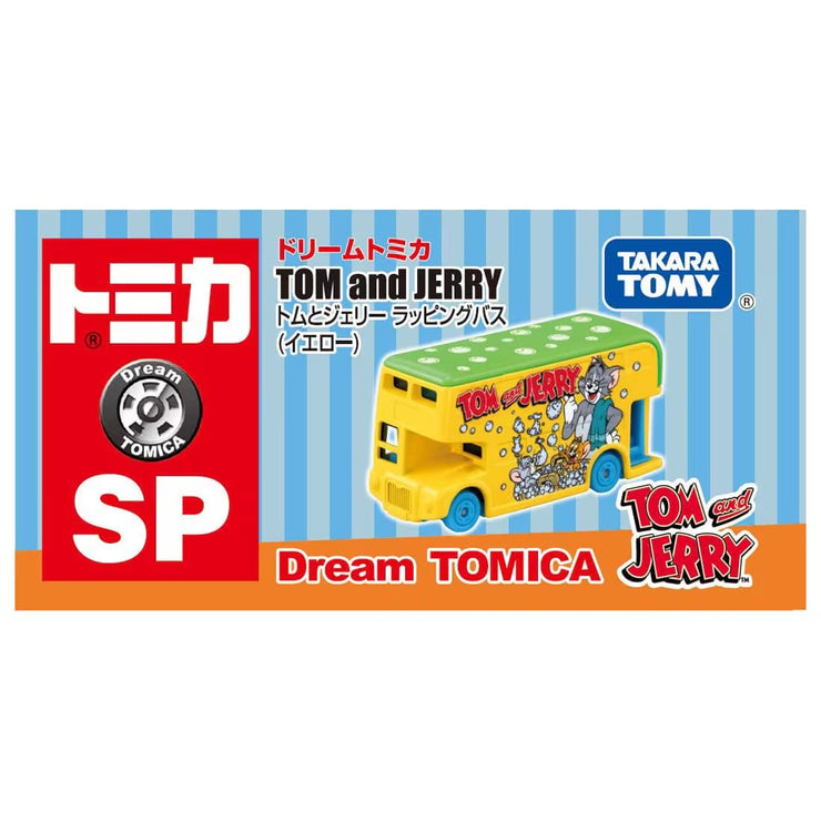 Tomica Dream Tomica SP Tom & Jerry Wrapping Bus Yellow  '25