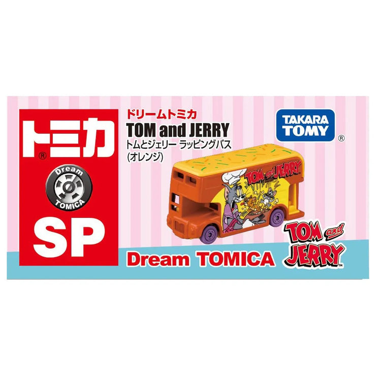Tomica Dream Tomica SP Tom & Jerry Wrapping Bus Orange '25