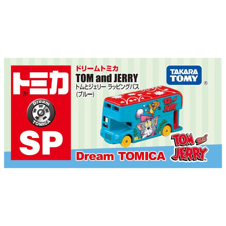 Tomica Dream Tomica SP Tom & Jerry Wrapping Bus Blue '25