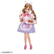 Licca LW-13 Pop'N Shop Nekoneko Bakery Dress Set