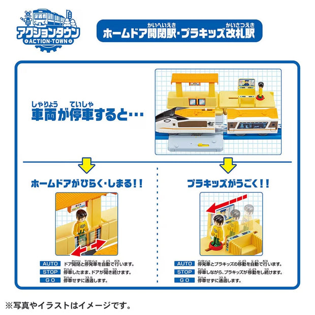 Plarail Play With Tomica! Action Town Set