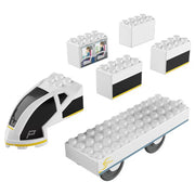 Tomica  & Plarail Block White Stream