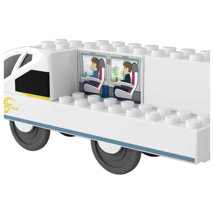 Tomica  & Plarail Block White Stream