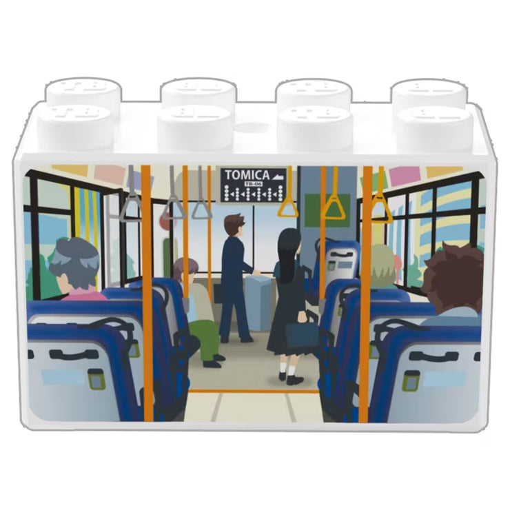 Tomica  & Plarail Block Route Bus