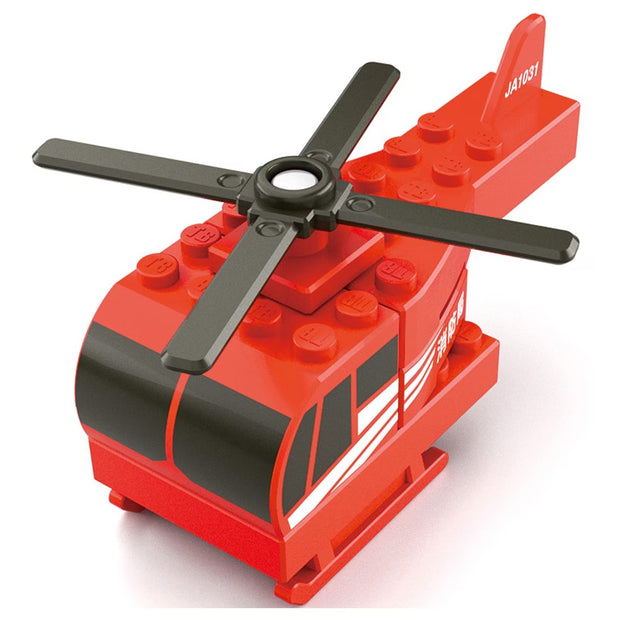 Tomica  & Plarail Block Fire Helicopter