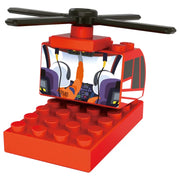 Tomica  & Plarail Block Fire Helicopter