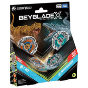 Beyblade BXG-40 Double Starter Jurassic World Collad A Mosasaurus Vs T-Rex