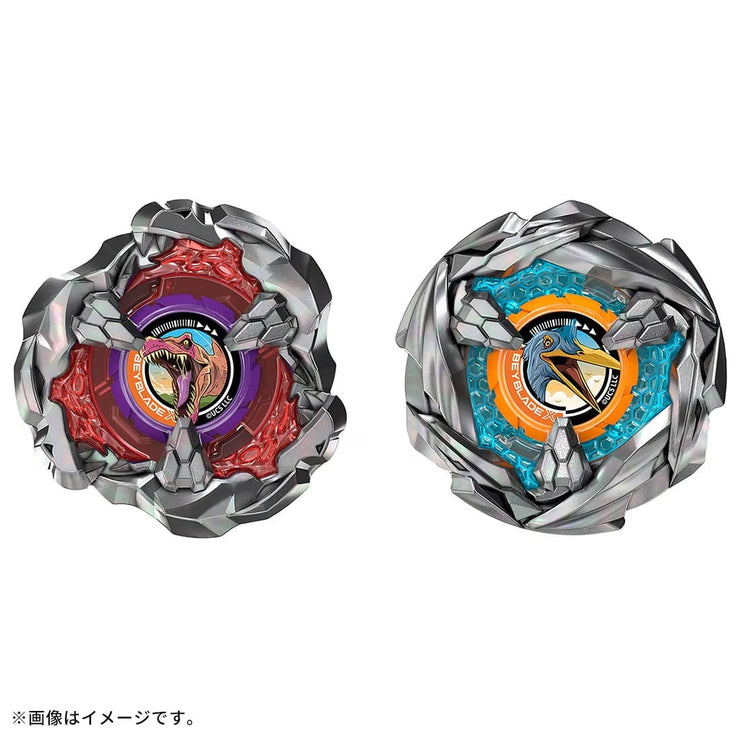 Beyblade BXG-41 Double Starter Jurassic World Collad A Spinosaurus Vs Quetzalcoatlus