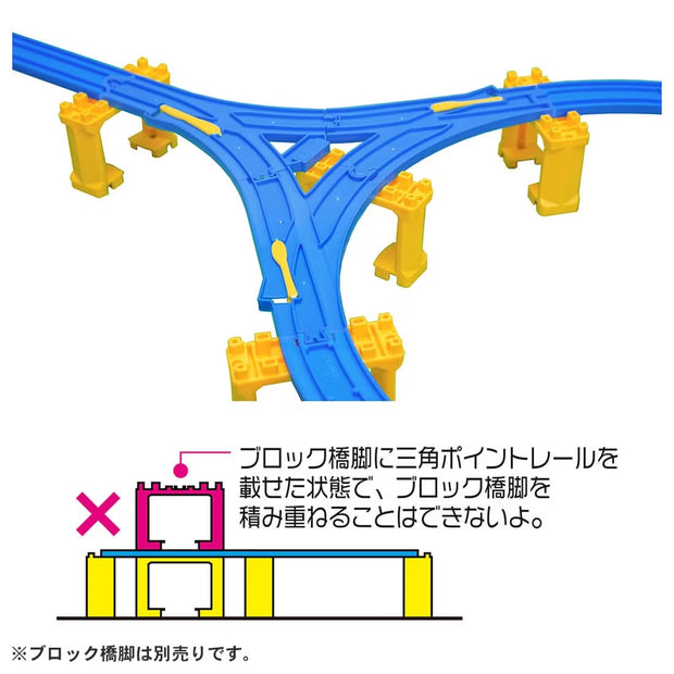 Plarail 932888 Plarail Triangle Point Rail