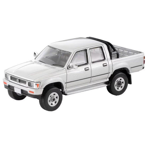 Tomy Tec LV-N256C Toyota Hilux 4WD Pickup DoubleCab SSR (Silver) 1991