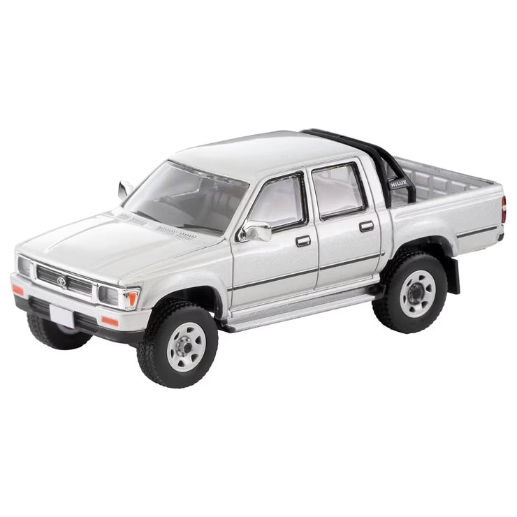 Tomy Tec LV-N256C Toyota Hilux 4WD Pickup DoubleCab SSR (Silver) 1991
