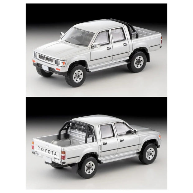 Tomy Tec LV-N256C Toyota Hilux 4WD Pickup DoubleCab SSR (Silver) 1991