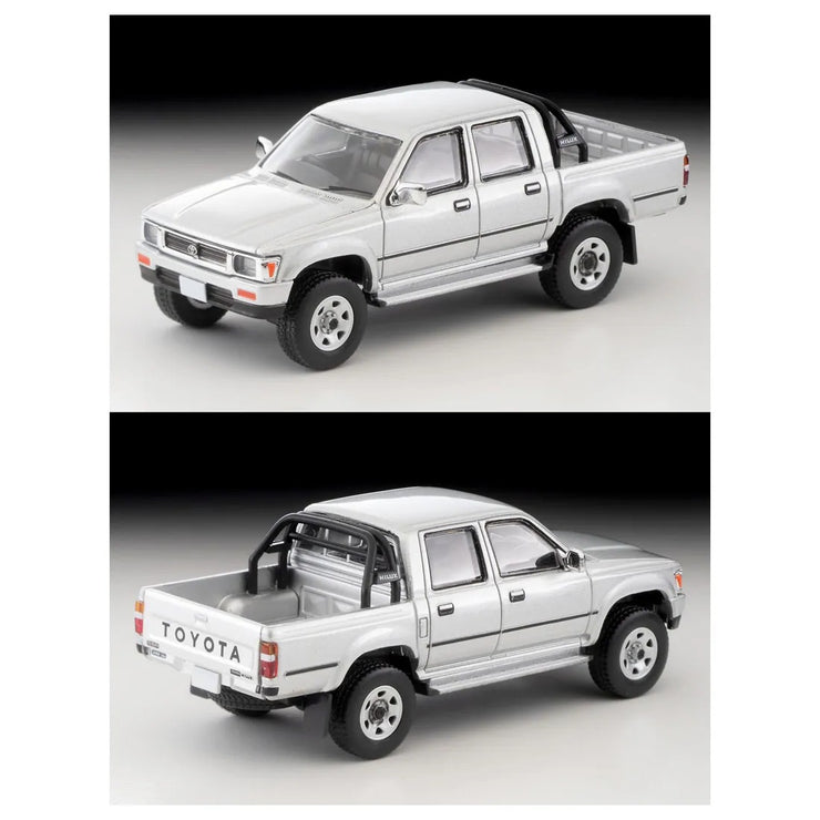 Tomy Tec LV-N256C Toyota Hilux 4WD Pickup DoubleCab SSR (Silver) 1991