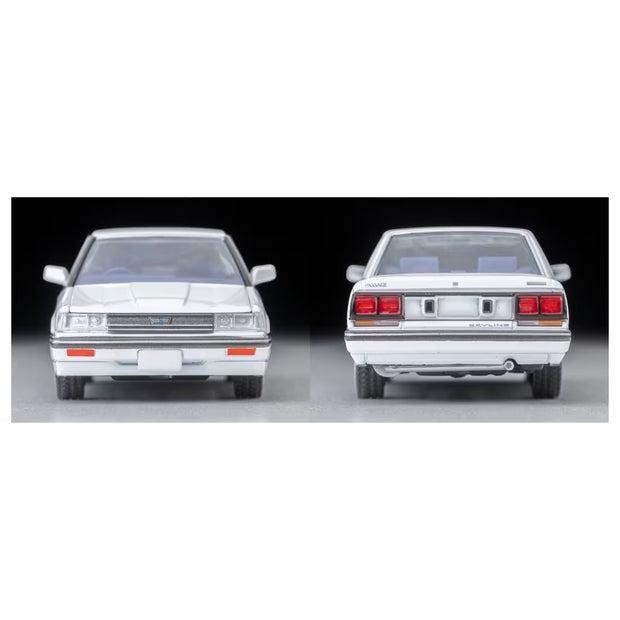 Tomy Tec LV-N351A Nissan Skyline 4 Door Hardtop 1800 Passage (White) 1985