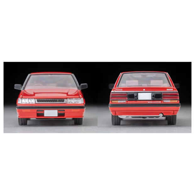 Tomy Tec LV-N352A Nissan Skyline 4 Door Hardtop 1800 Passage (Red) 1987