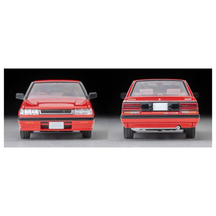 Tomy Tec LV-N352A Nissan Skyline 4 Door Hardtop 1800 Passage (Red) 1987