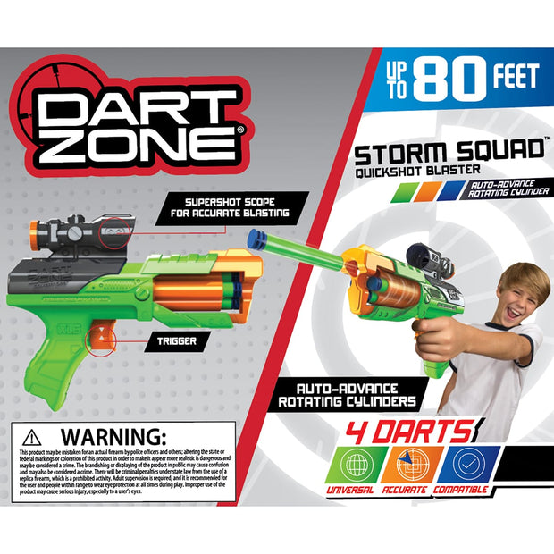 Dart Zone Storm Squad Quickshot Blaster