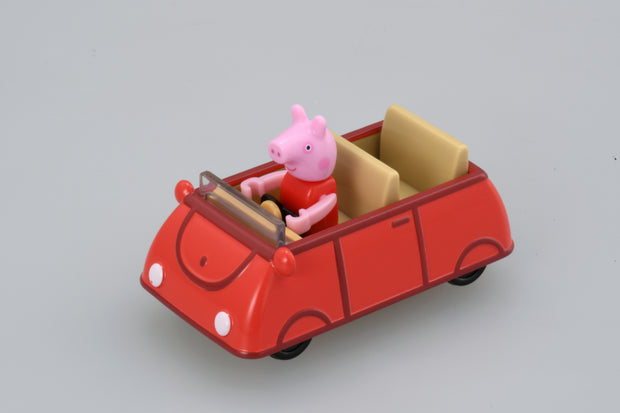 Dream Tomica Peppa Pig x Family Car (Red) [Peppa only]
