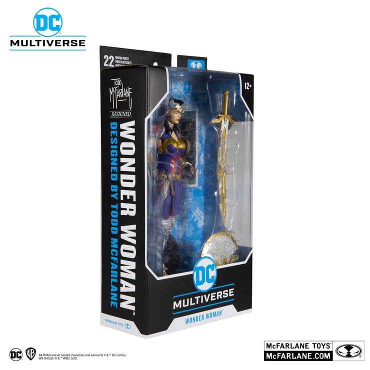 DC Multiverse 7 Inch Figures Wonder Woman Designed By Todd Mcfarlane