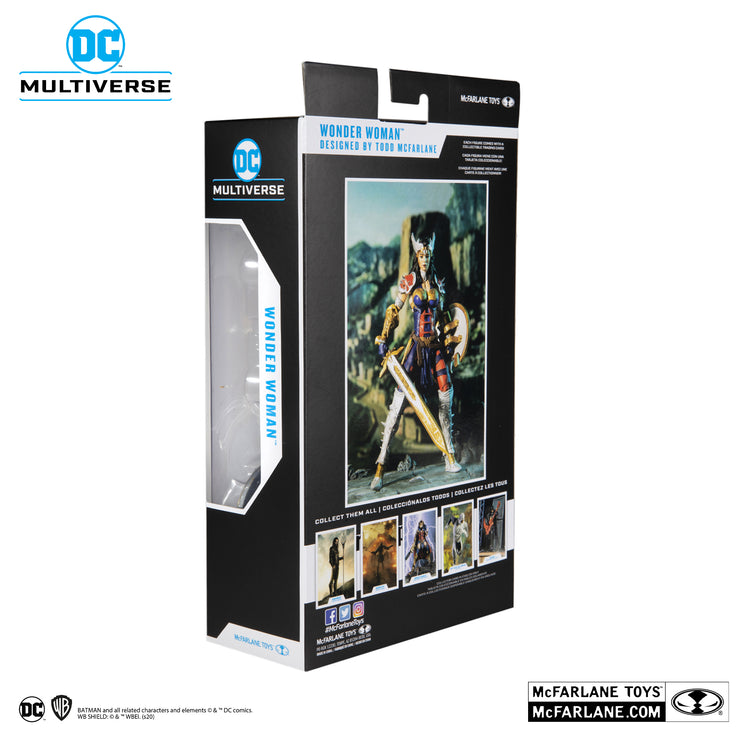 DC Multiverse 7 Inch Figures Wonder Woman Designed By Todd Mcfarlane