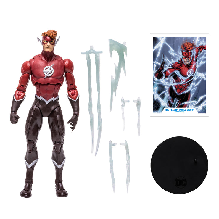 DC Multiverse 7 inch The Flash (Wally Wes-Red Suit)