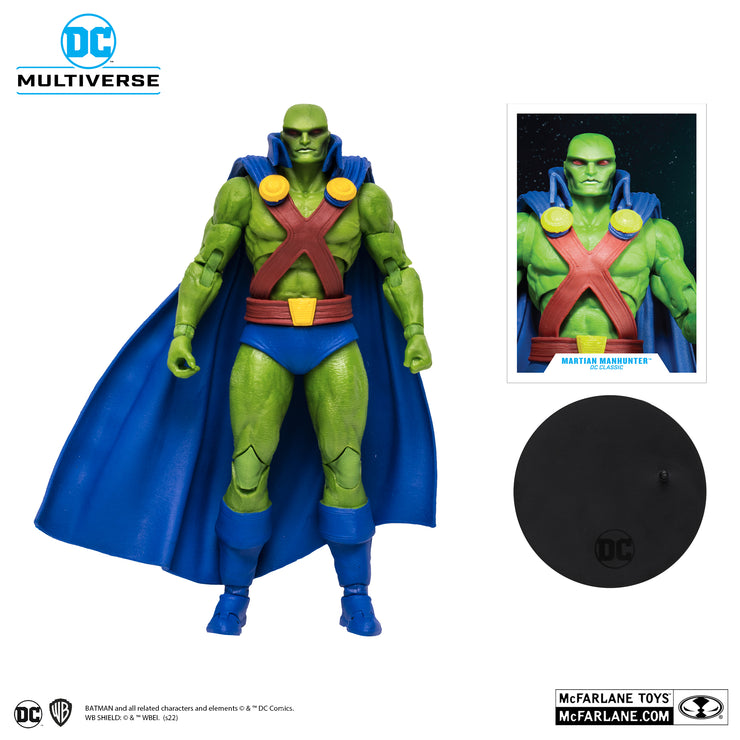 DC Multiverse 7 inch Martian Manhunter Variant (Gold Label)