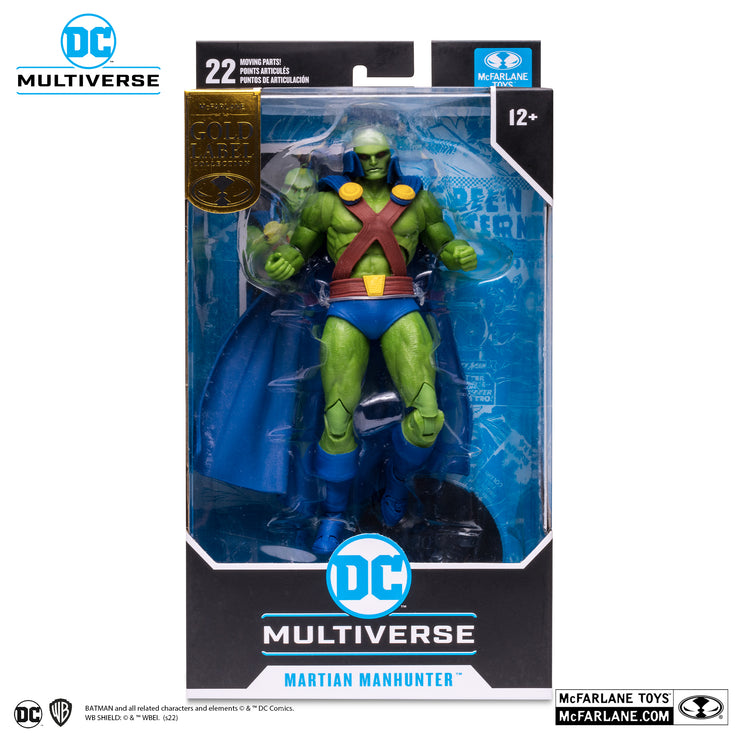 DC Multiverse 7 inch Martian Manhunter Variant (Gold Label)