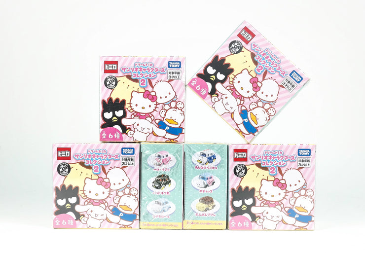Dream Tomica Sanrio Charactors Collection 2 (Box of 6pcs)