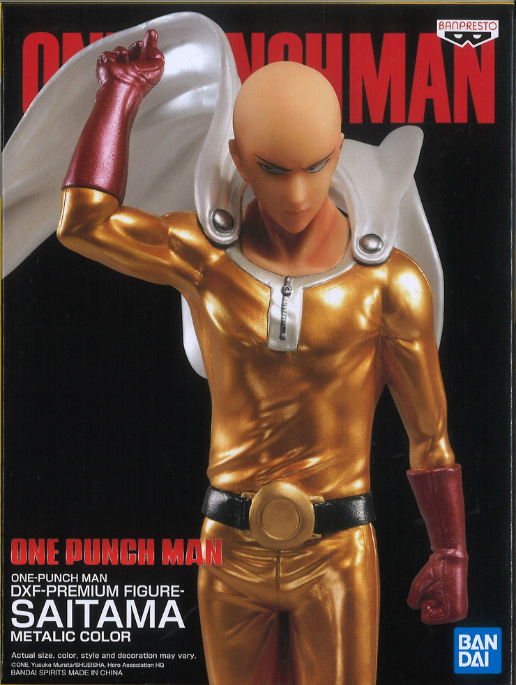 One Punch Man DXF Premium Figure Saitama Metalic Color