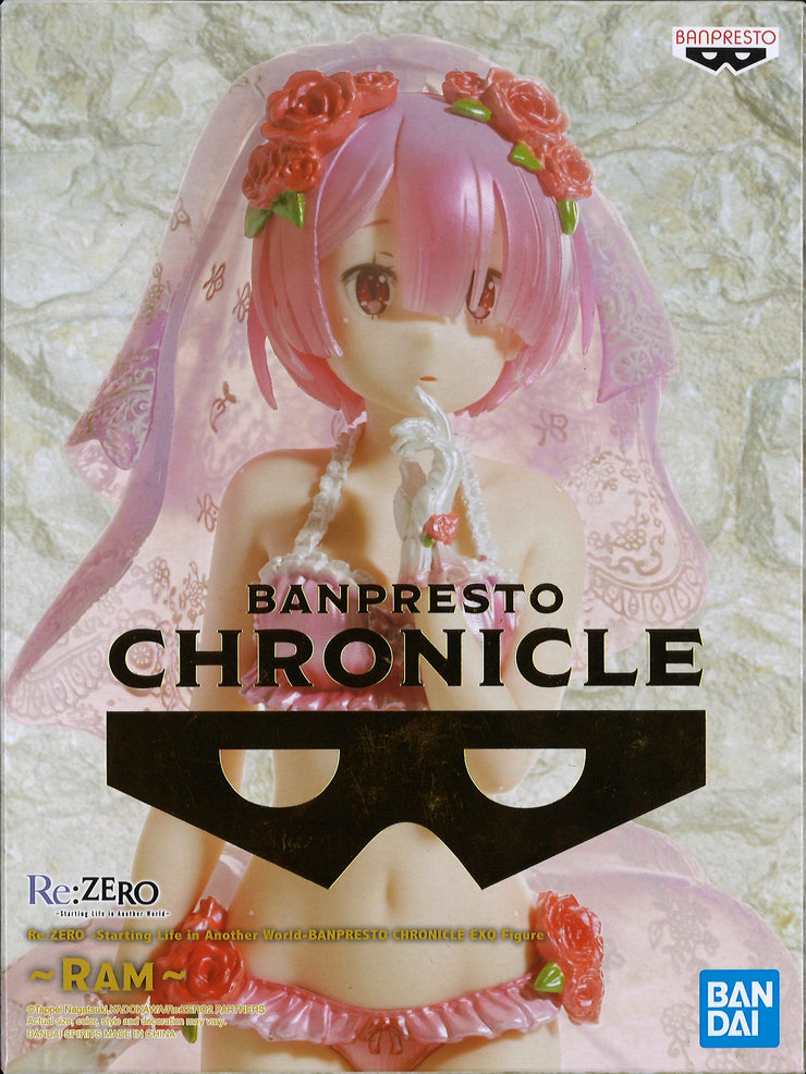 Re: Zero Starting Life In Another World Banpresto Chronicle Exq Figure Ram