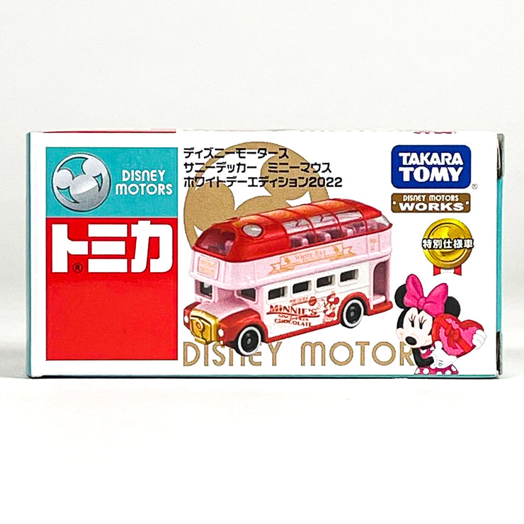 Tomica Disney Motors Sunny Decker Minnie Mouse White Day 2022