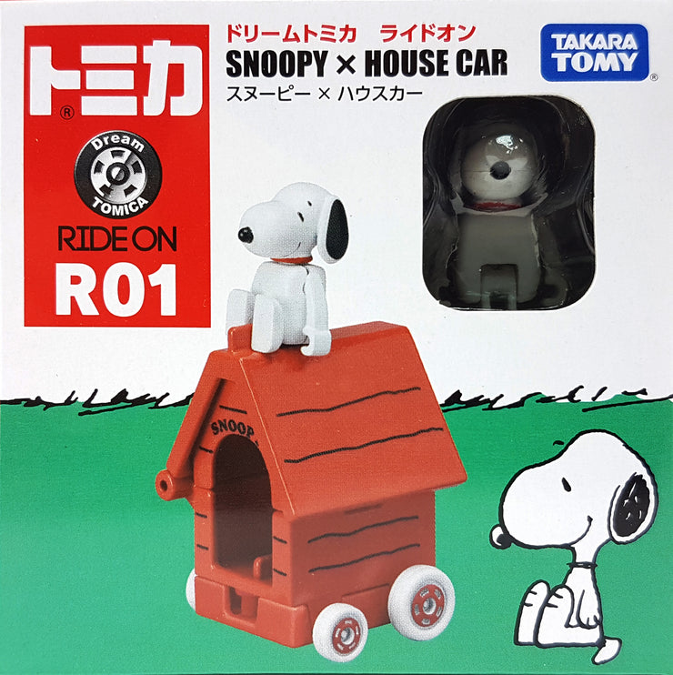 DREAM TOMICA FIGRIDE SNOOPY HOUSE CAR '17