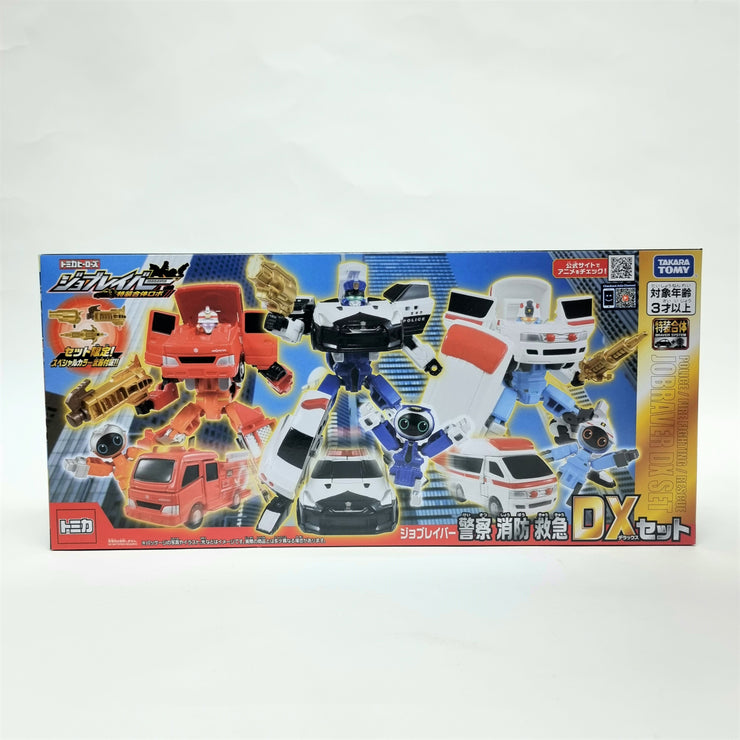 Tomica Jobraver GT-R Police & Fire Engine & Ambulance Dx Set'22