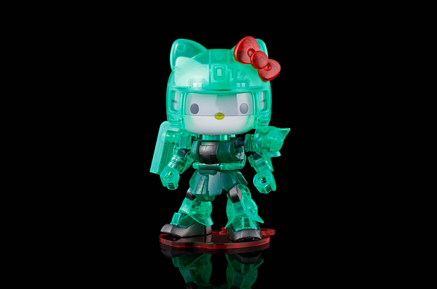 Hello Kitty Zaku II SD Gundam Cross Silhoutte (Clear Color)