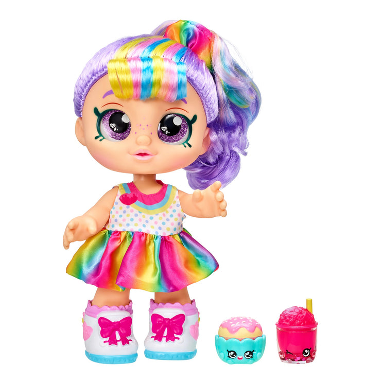 Kindi Kids KKS S2 Toddler Doll Snack Time Friends Rainbow Kate