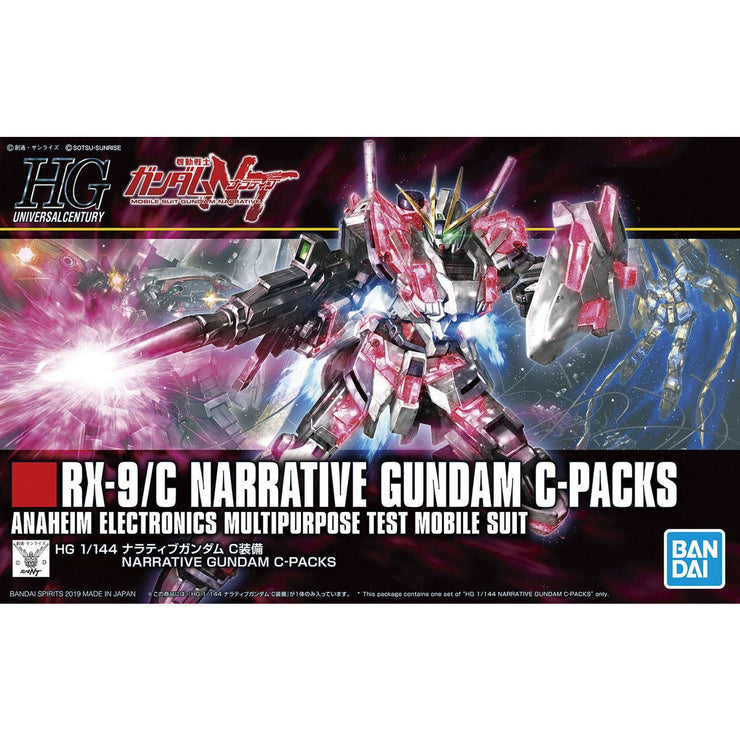 Hguc Narrative Gundam C-Packs