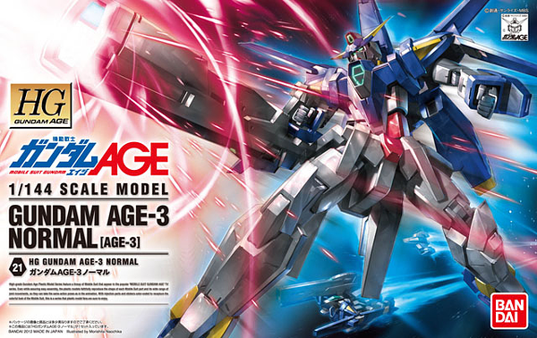 Hg 1/144 Gundam Age-3 Normal