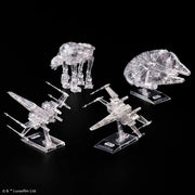 1/144 & 1/350 & 1/540 Star Wars: The Last Jedi Clear Vehicle Set