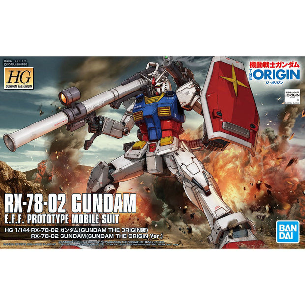 Hg 1/144 RX-78-02 Gundam (Gundam The Origin Ver.)