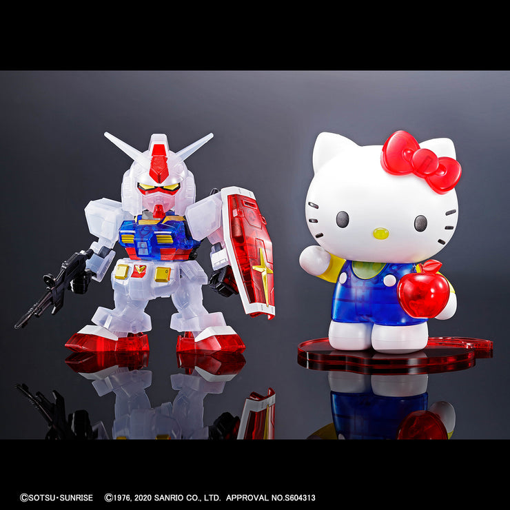 Hello Kitty RX-78-2 Gundam SD Ex-Standard Clear Color