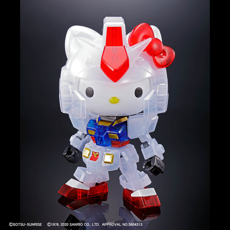 Hello Kitty RX-78-2 Gundam SD Ex-Standard Clear Color