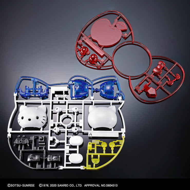Hello Kitty RX-78-2 Gundam SD Ex-Standard Clear Color