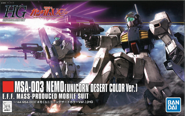 Hguc 1/144 MSA-003 Nemo (Unicorn Desert Color Ver)