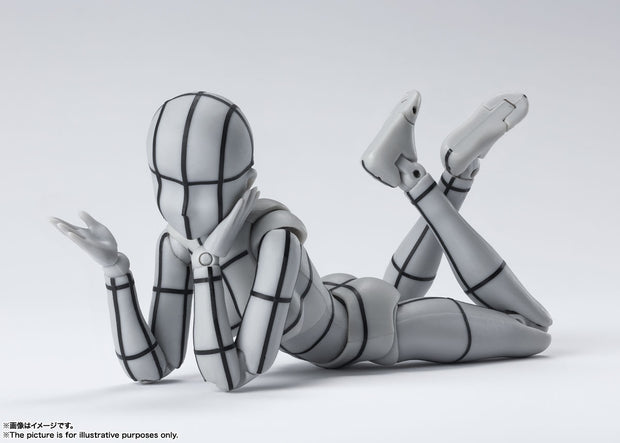 SHF Body Chan Wireframe (Gray Color Ver.)