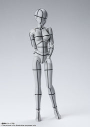 SHF Body Chan Wireframe (Gray Color Ver.)